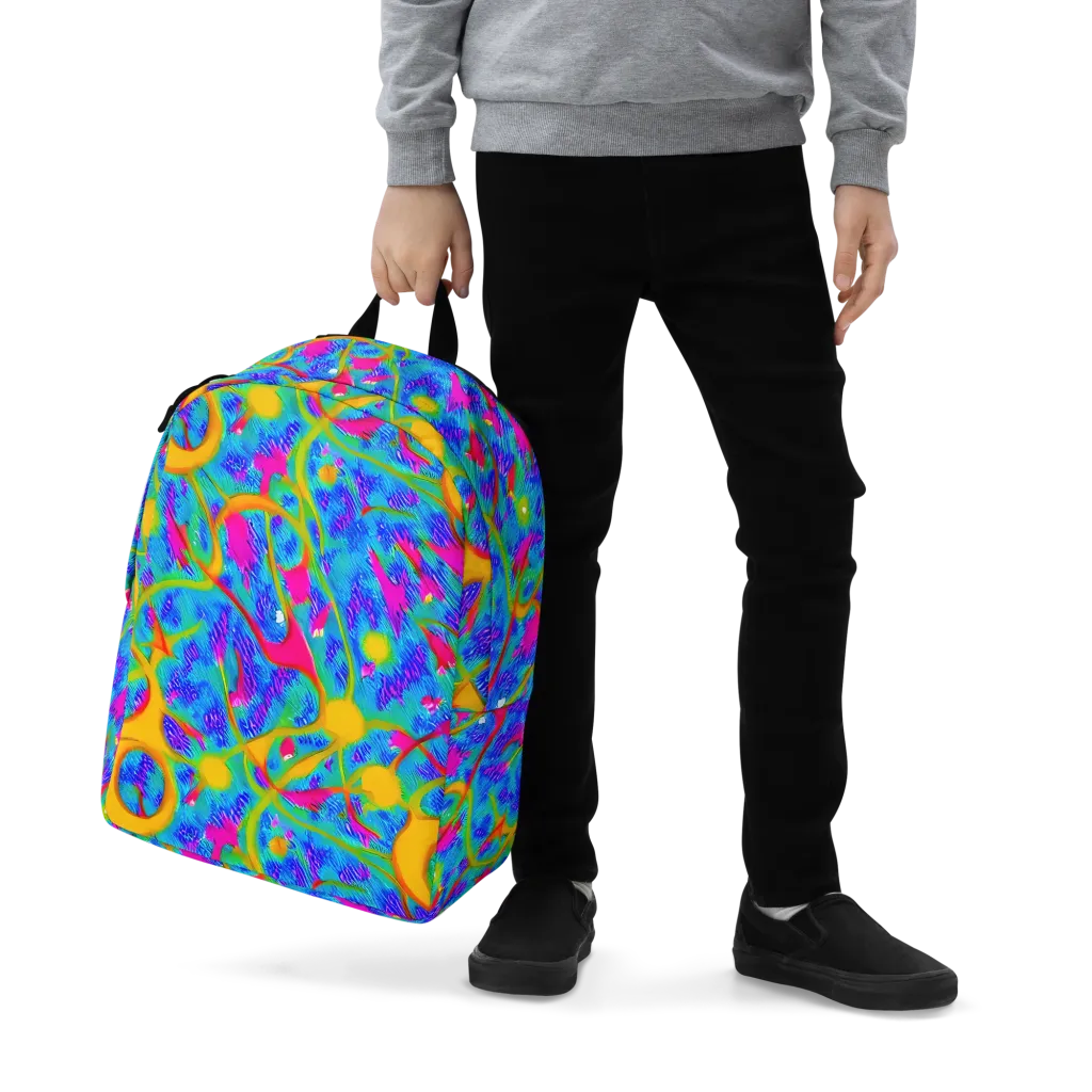 Vivid Mirage on Minimalist Backpack — Zoomed-in