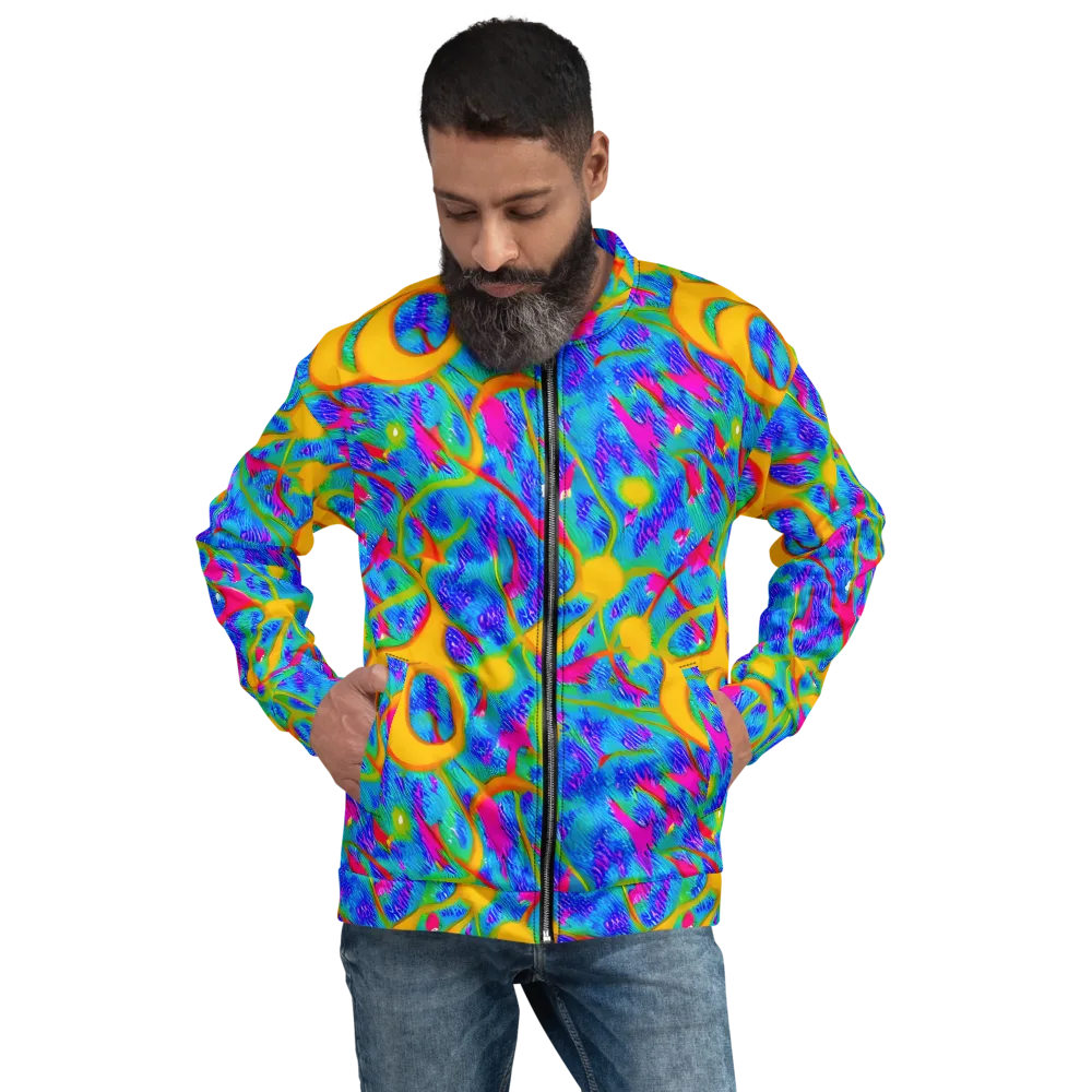 Vivid Mirage on Bomber Jacket — Front