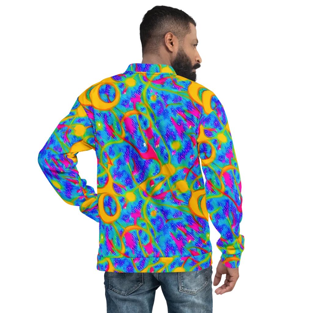 Vivid Mirage on Bomber Jacket — Back