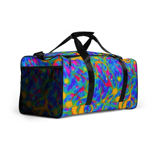 Vivid Mirage on a Duffle Bag