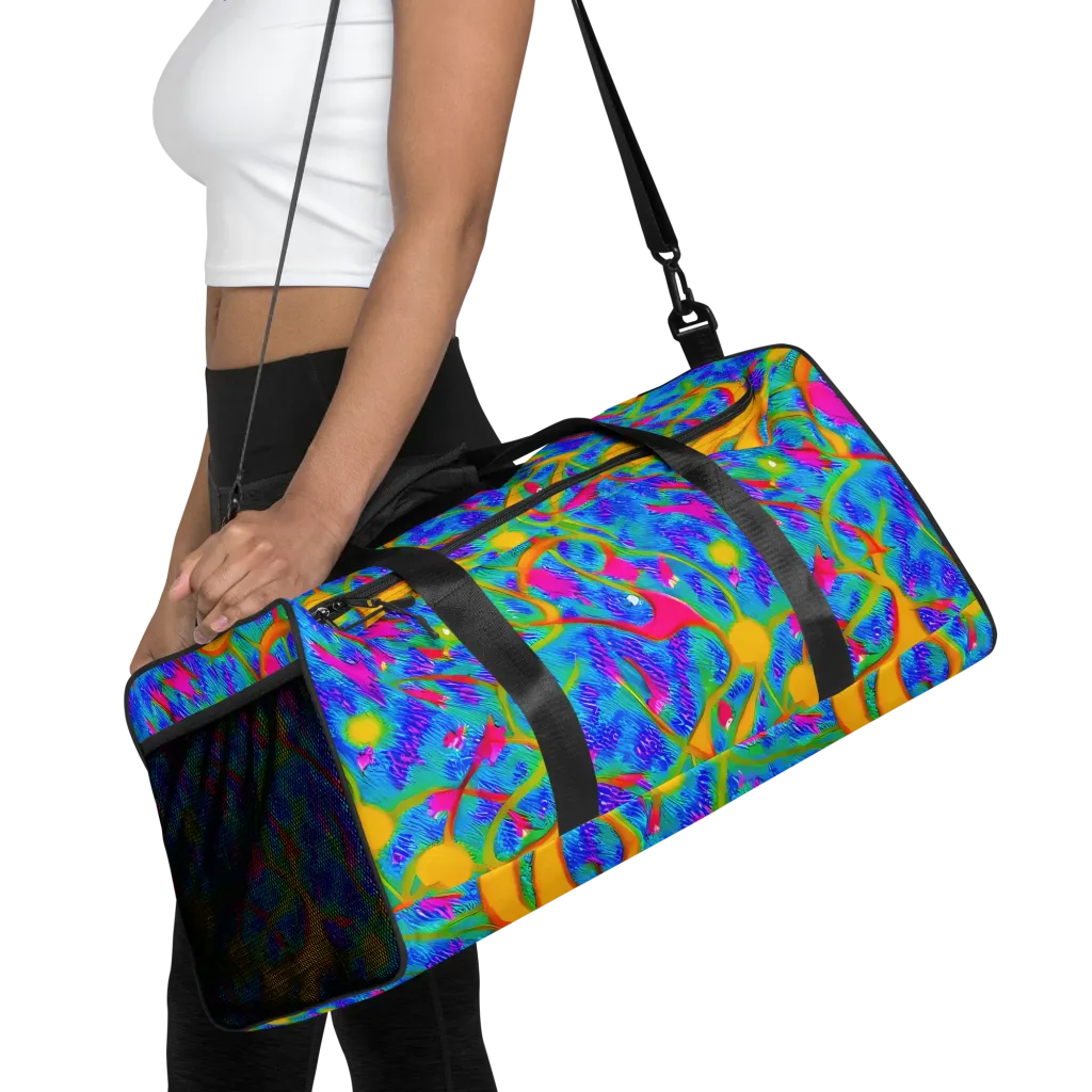 Vivid Mirage on Duffle Bag — Front