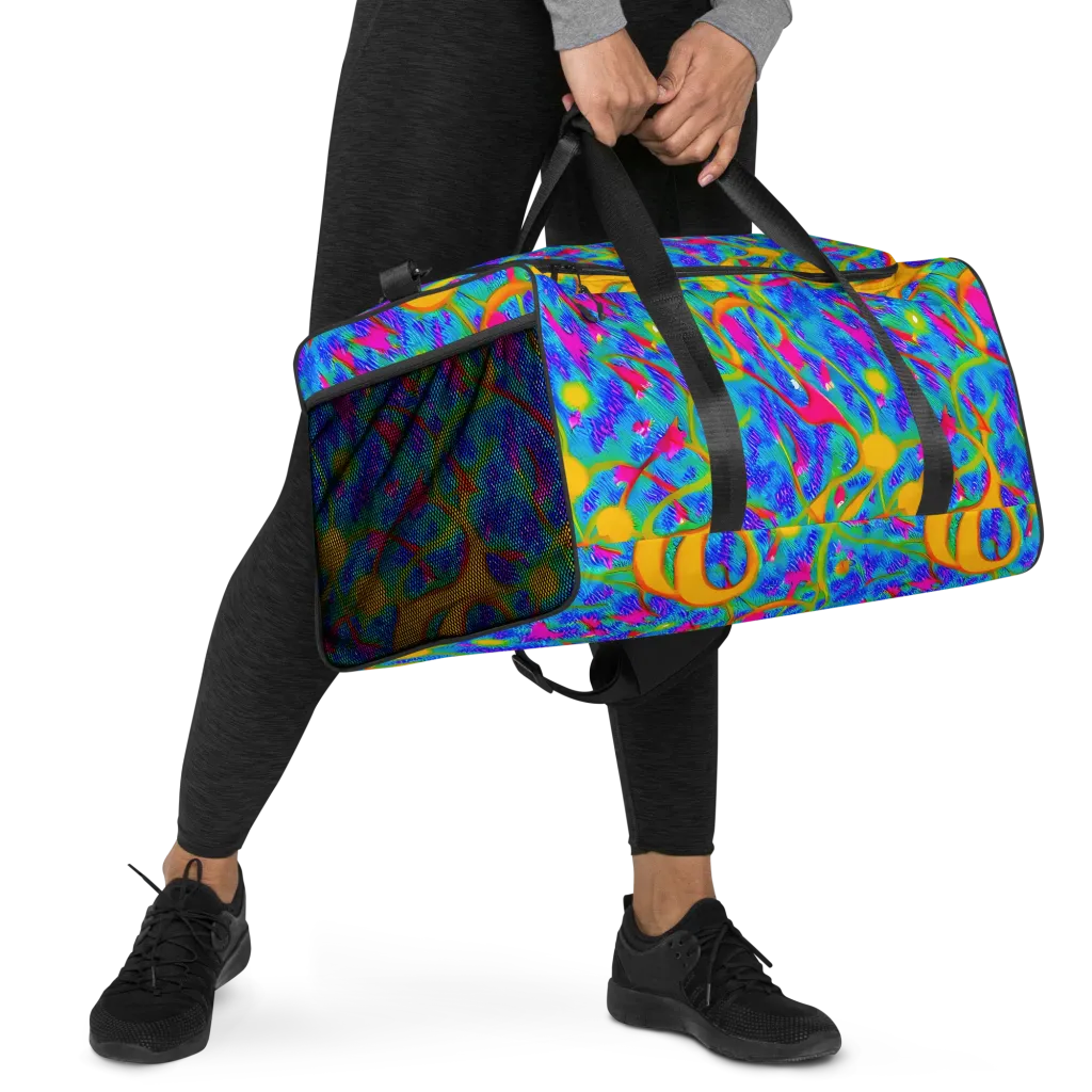 Vivid Mirage on Duffle Bag — Right Front