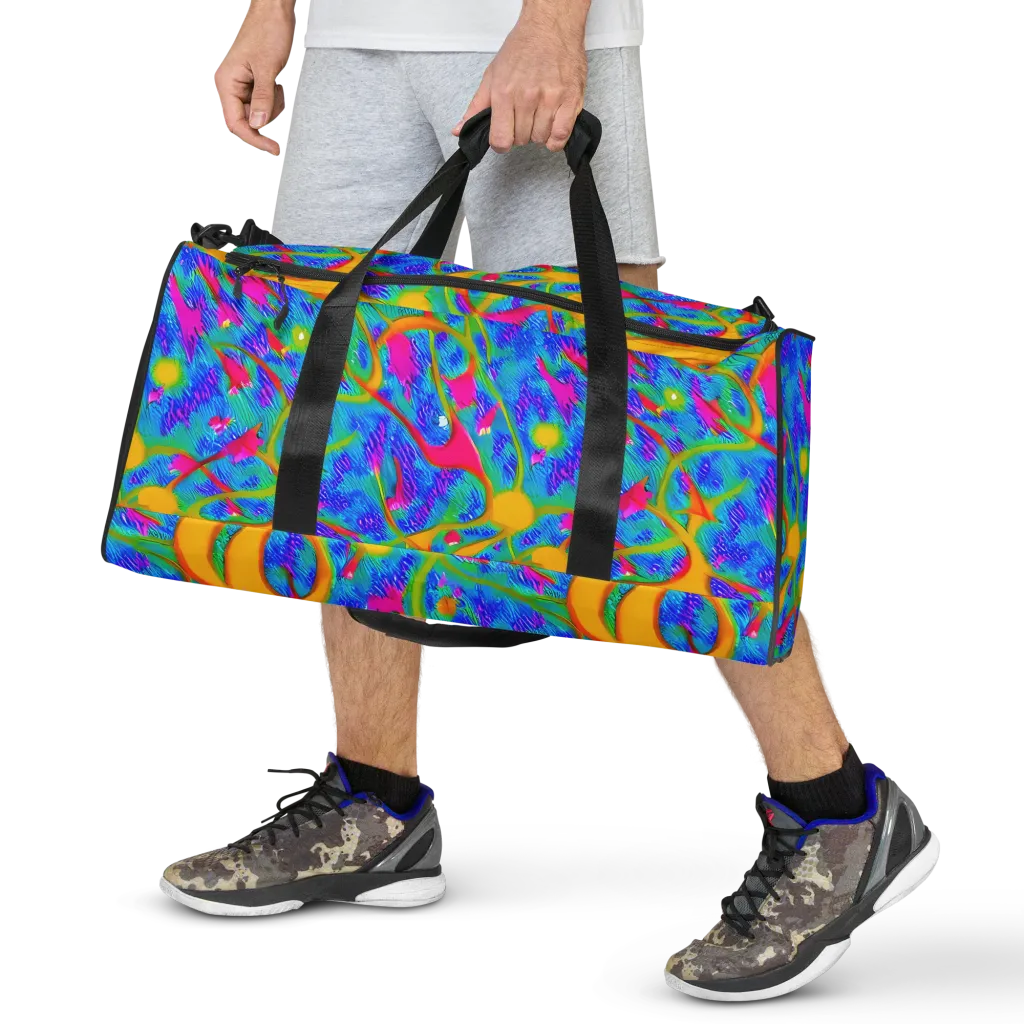 Vivid Mirage on Duffle Bag — Front