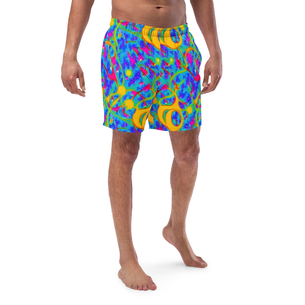 Vivid Mirage on Swim Trunks — Front