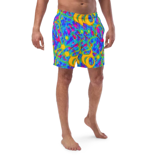 Vivid Mirage on a Swim Trunks
