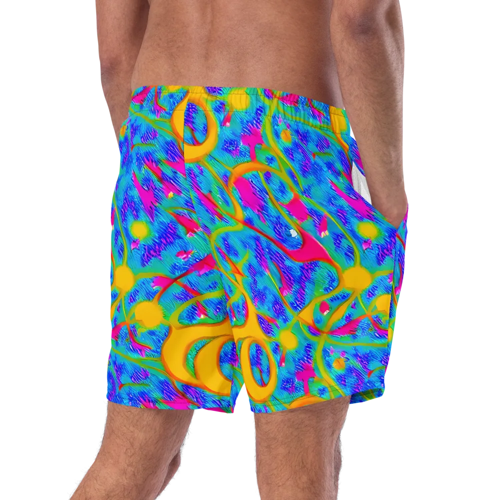 Vivid Mirage on Swim Trunks — Right Back