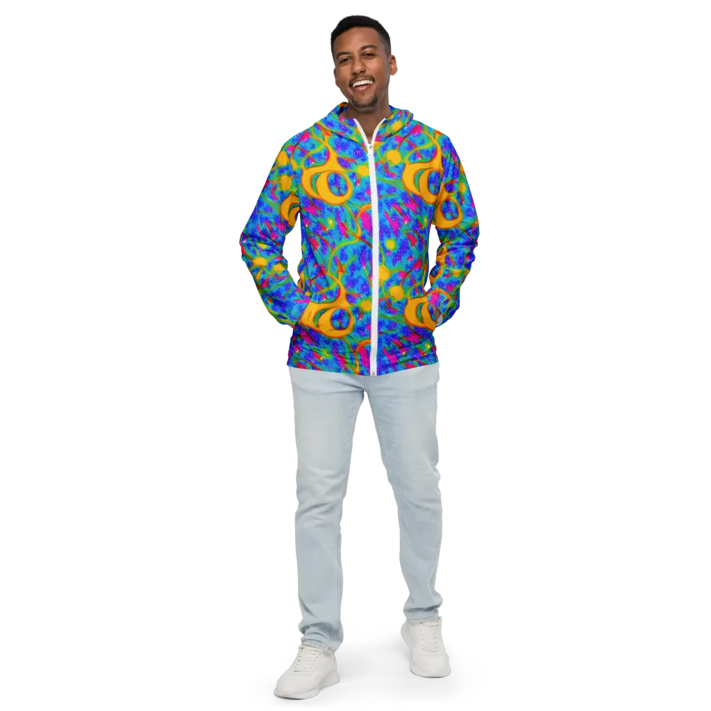 Vivid Mirage on Men's Windbreaker — Front