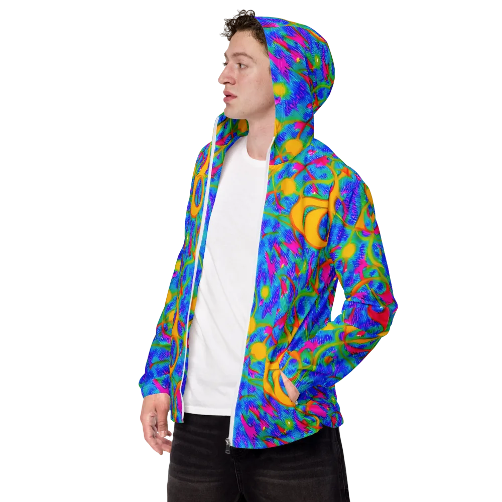 Vivid Mirage on Men's Windbreaker — Left Front