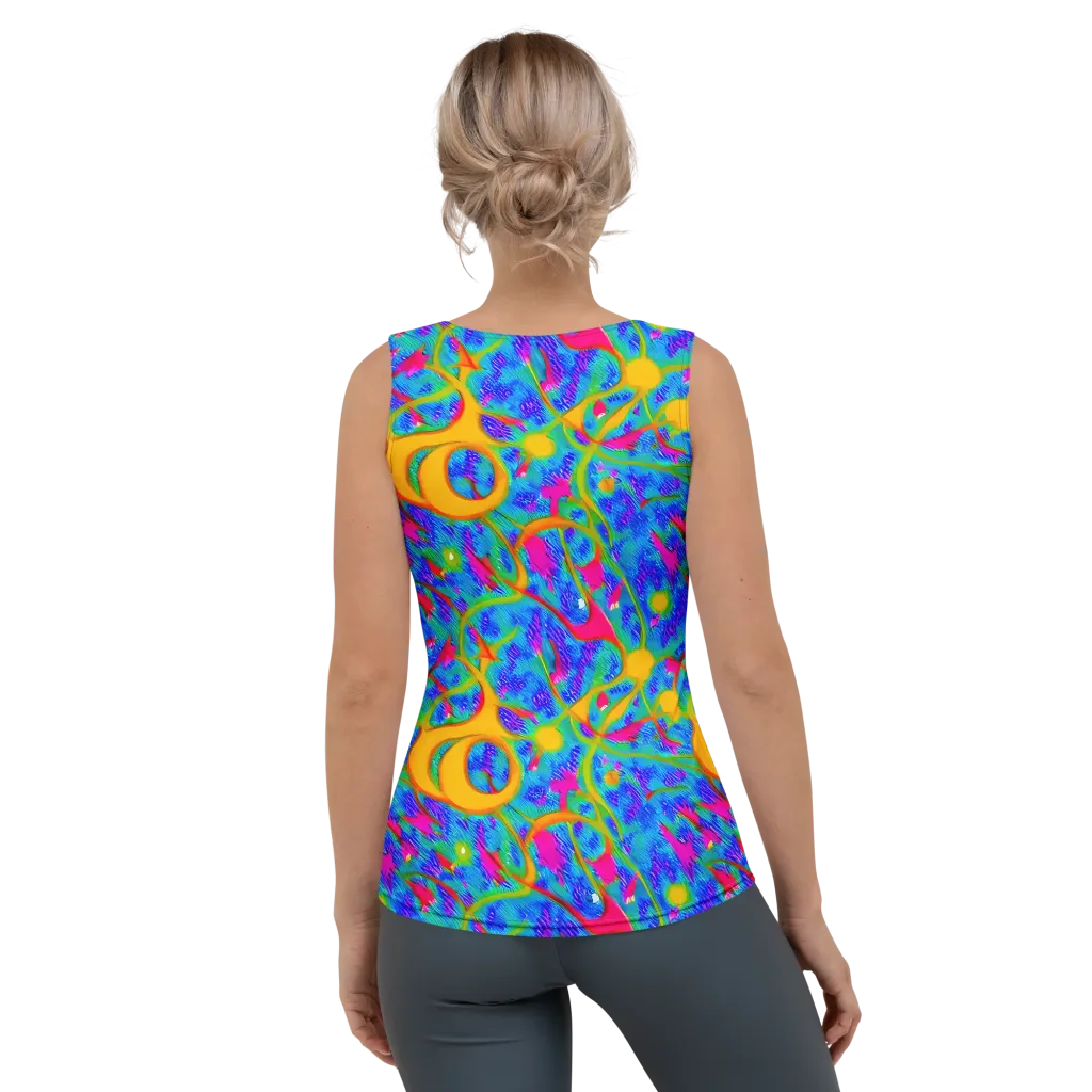 Vivid Mirage on Women's Tank Top — Back