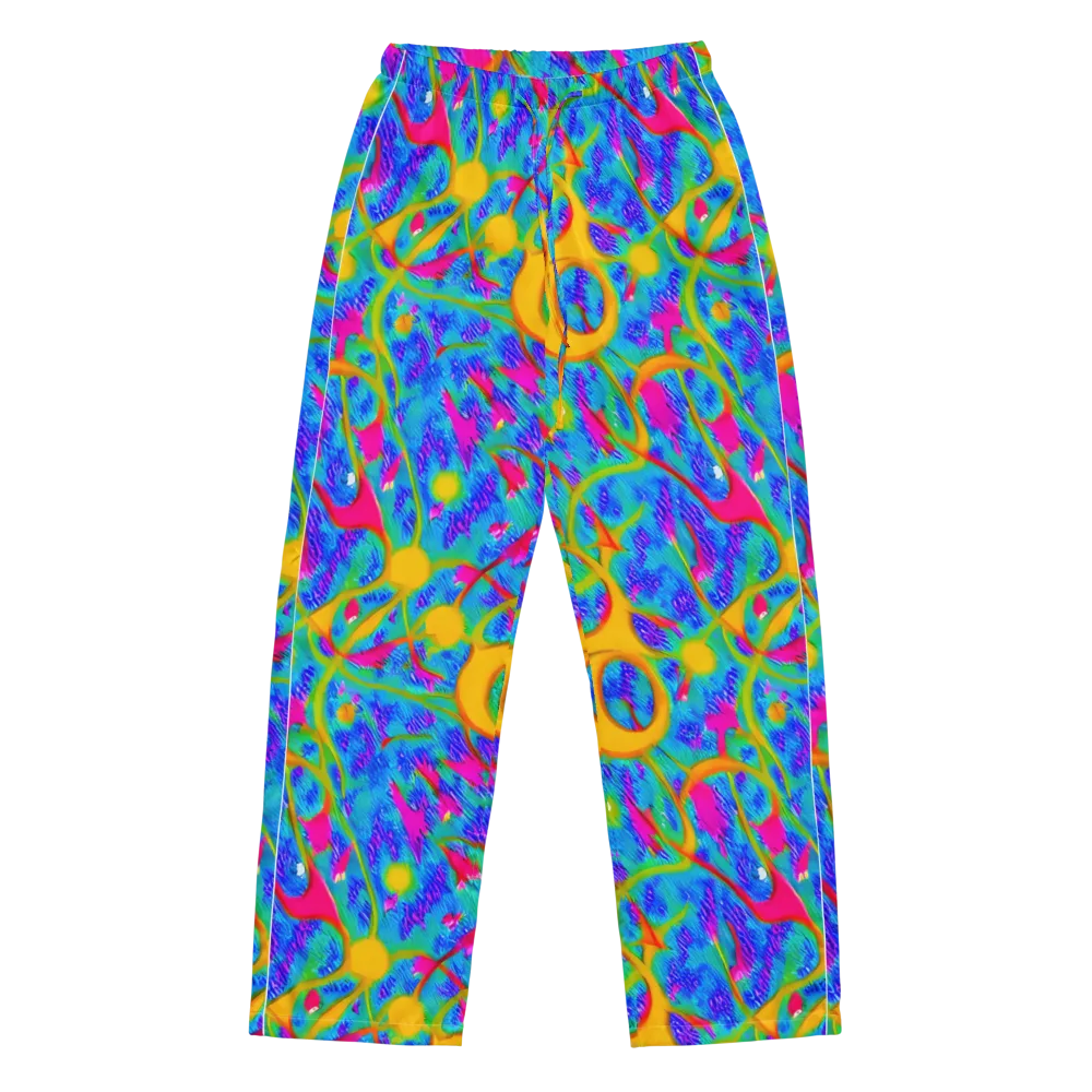 Vivid Mirage on Women's Pajama Pants — Front