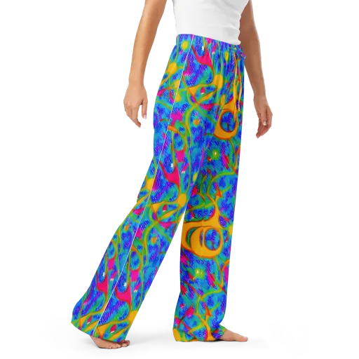Vivid Mirage on a Women's Pajama Pants