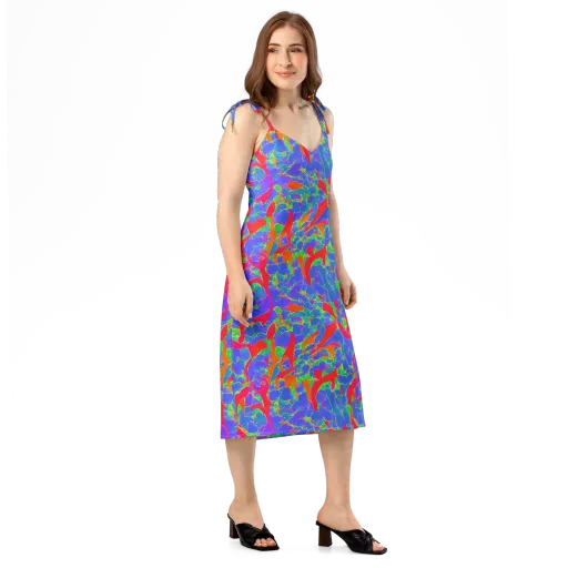 Ultraviolet Shards on a Slip Dress