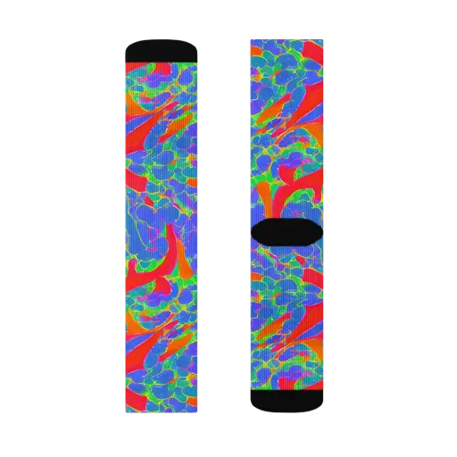 Ultraviolet Shards on a Socks