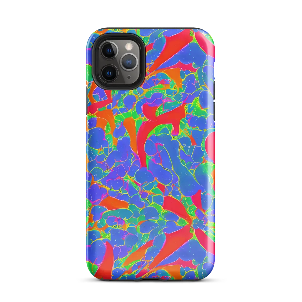 Ultraviolet Shards on Tough Case for iPhone® — Front