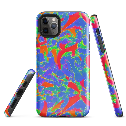Ultraviolet Shards on a Tough Case for iPhone®