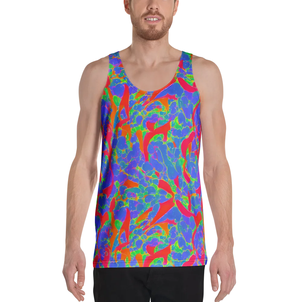 Ultraviolet Shards on Men's Tank Top — Front