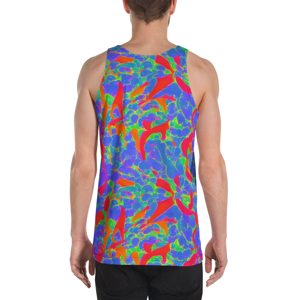 Ultraviolet Shards on Men's Tank Top — Back