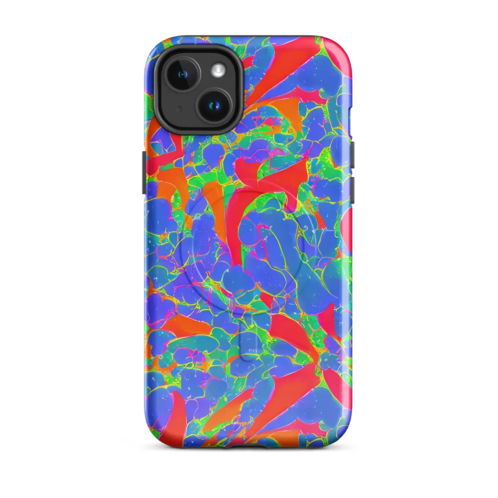 Ultraviolet Shards on MagSafe Tough Case for iPhone® — Front