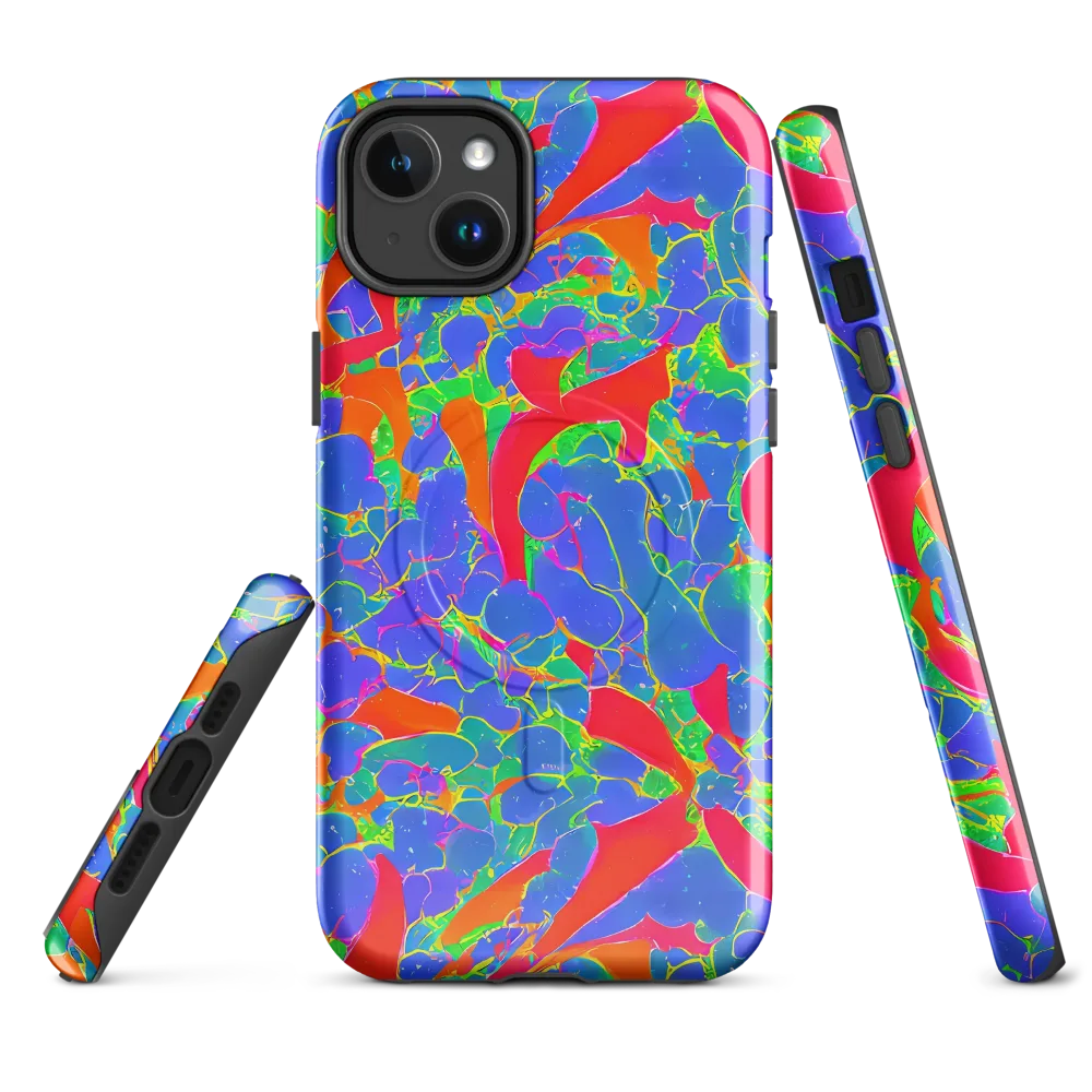 Ultraviolet Shards on MagSafe Tough Case for iPhone® — Front