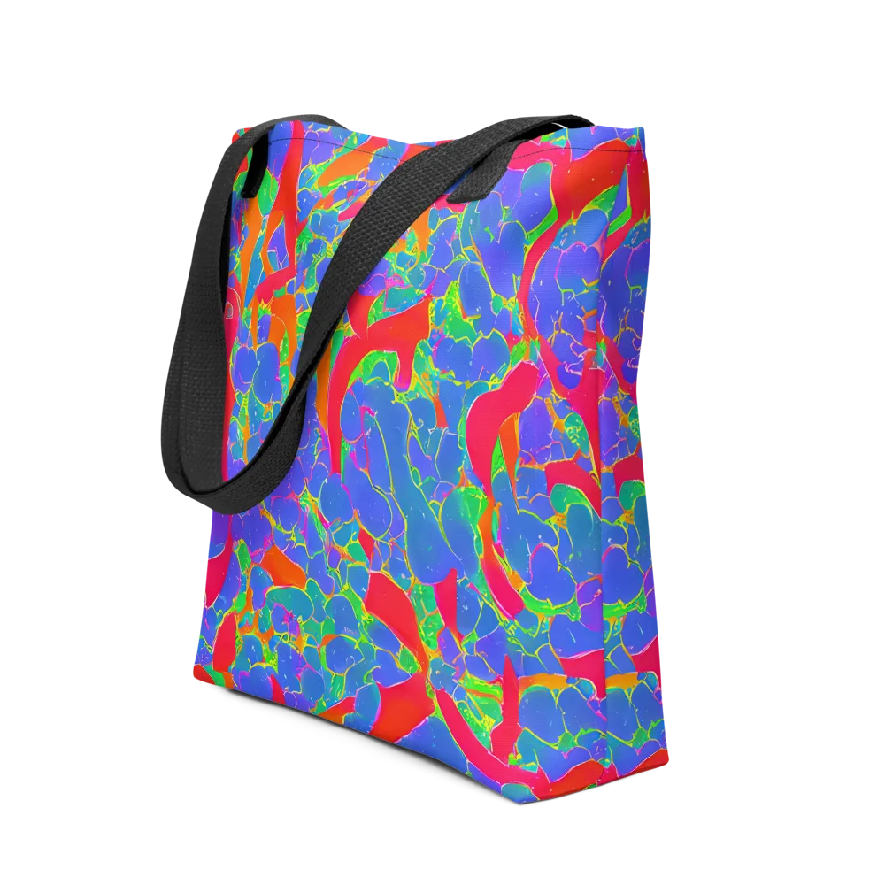 Ultraviolet Shards on Tote Bag — Front