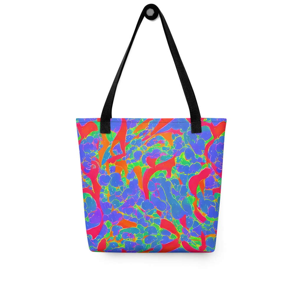 Ultraviolet Shards on Tote Bag — Front