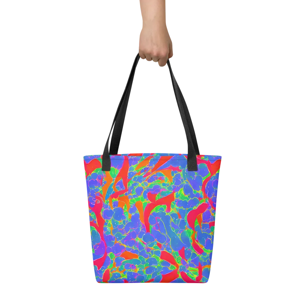 Ultraviolet Shards on Tote Bag — Front