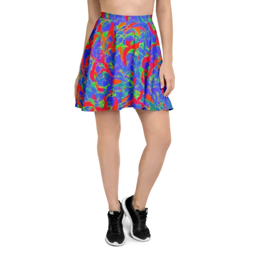 Ultraviolet Shards on a Skater Skirt