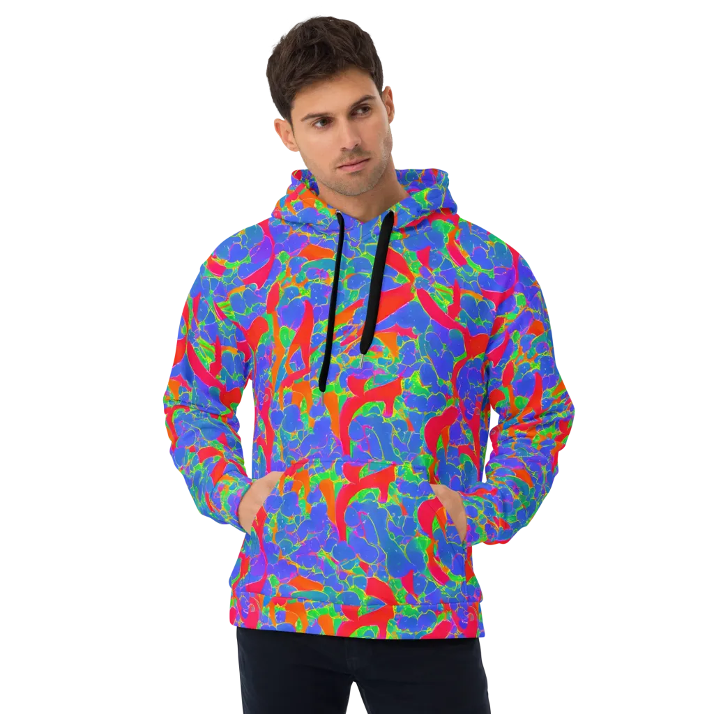Ultraviolet Shards on Hoodie — Front