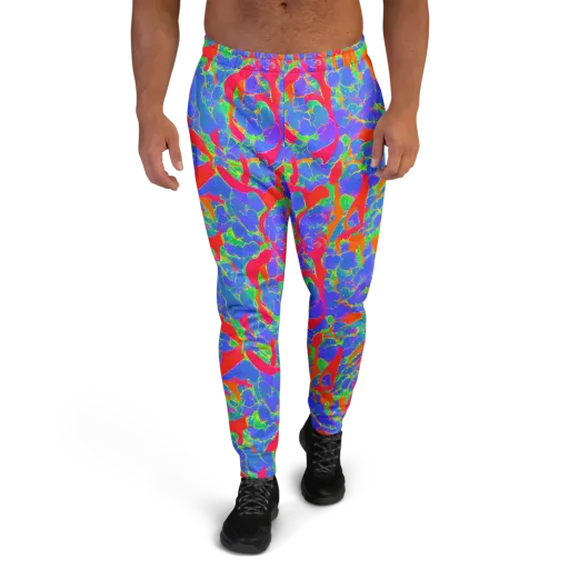 Ultraviolet Shards on a Men's Joggers
