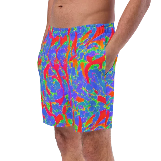 Ultraviolet Shards on a Swim Trunks