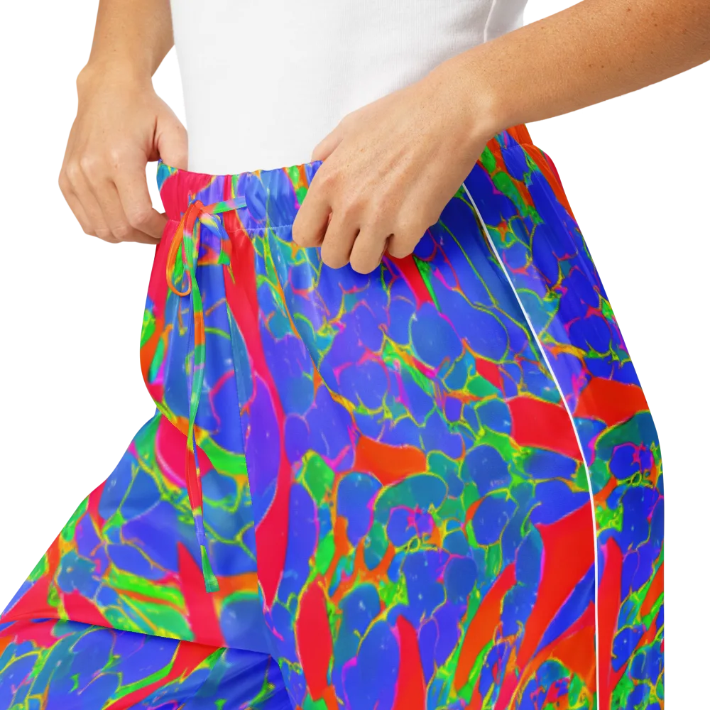 Ultraviolet Shards on Women's Pajama Pants — Product details