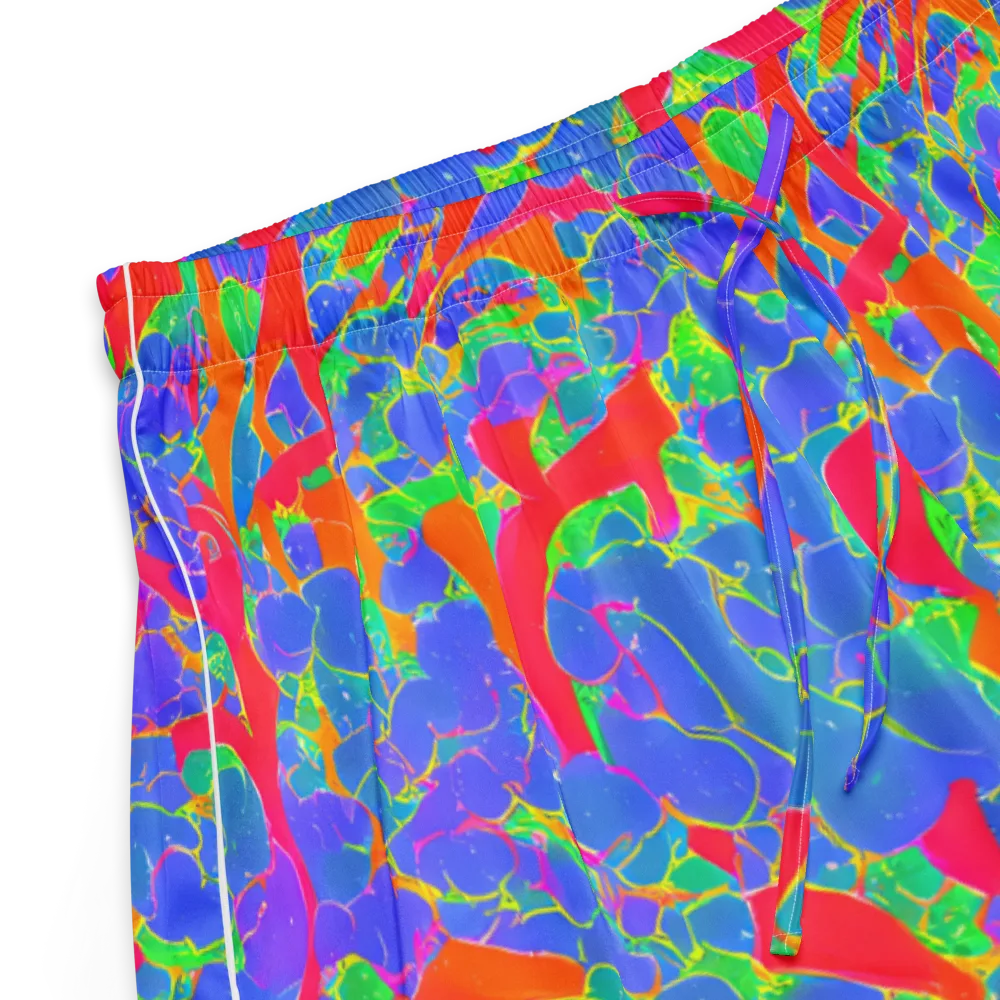 Ultraviolet Shards on Women's Pajama Shorts — Product details