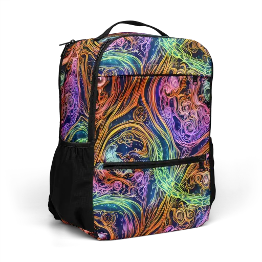 Nightfire Swirl on a Utility Backpack