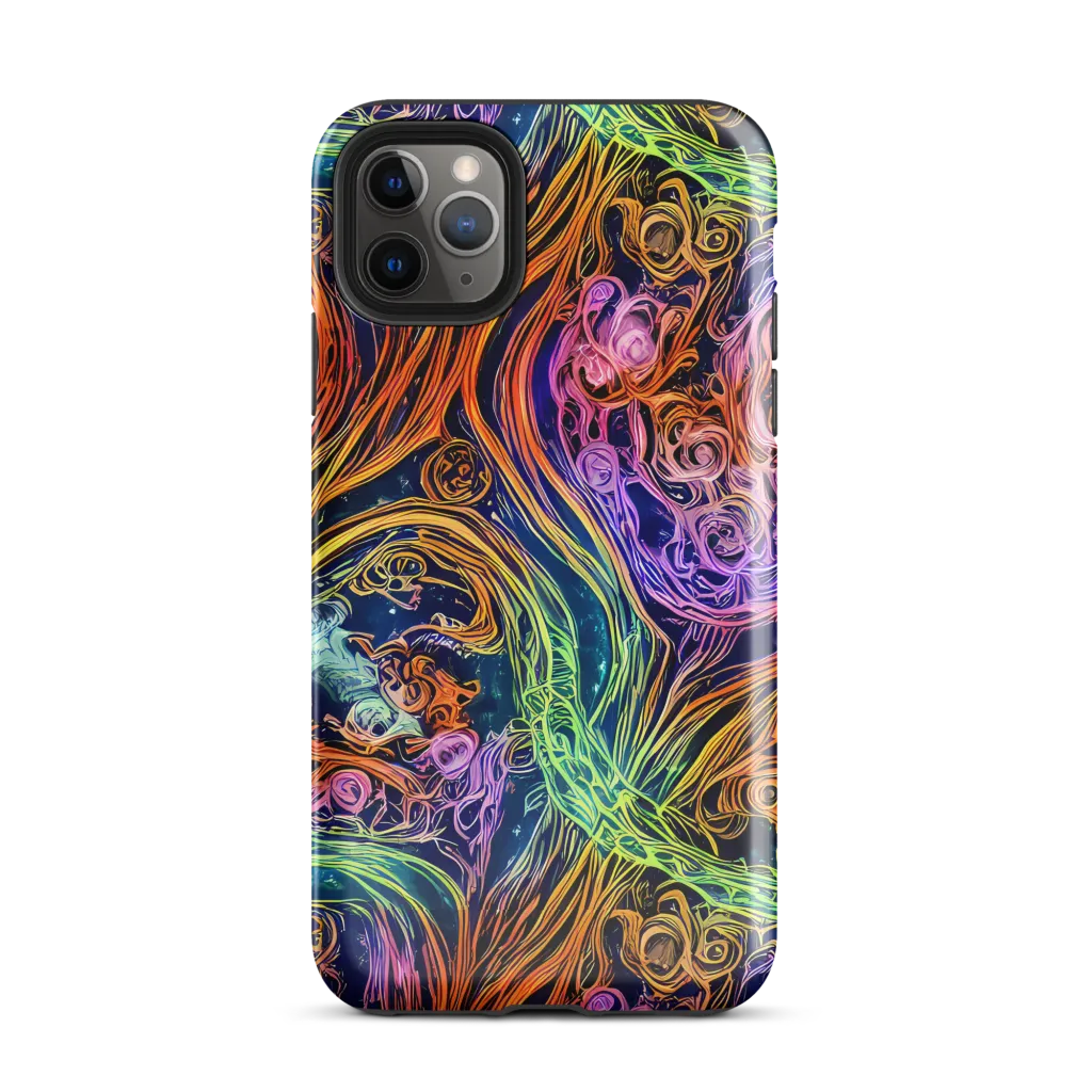 Nightfire Swirl on Tough Case for iPhone® — Front