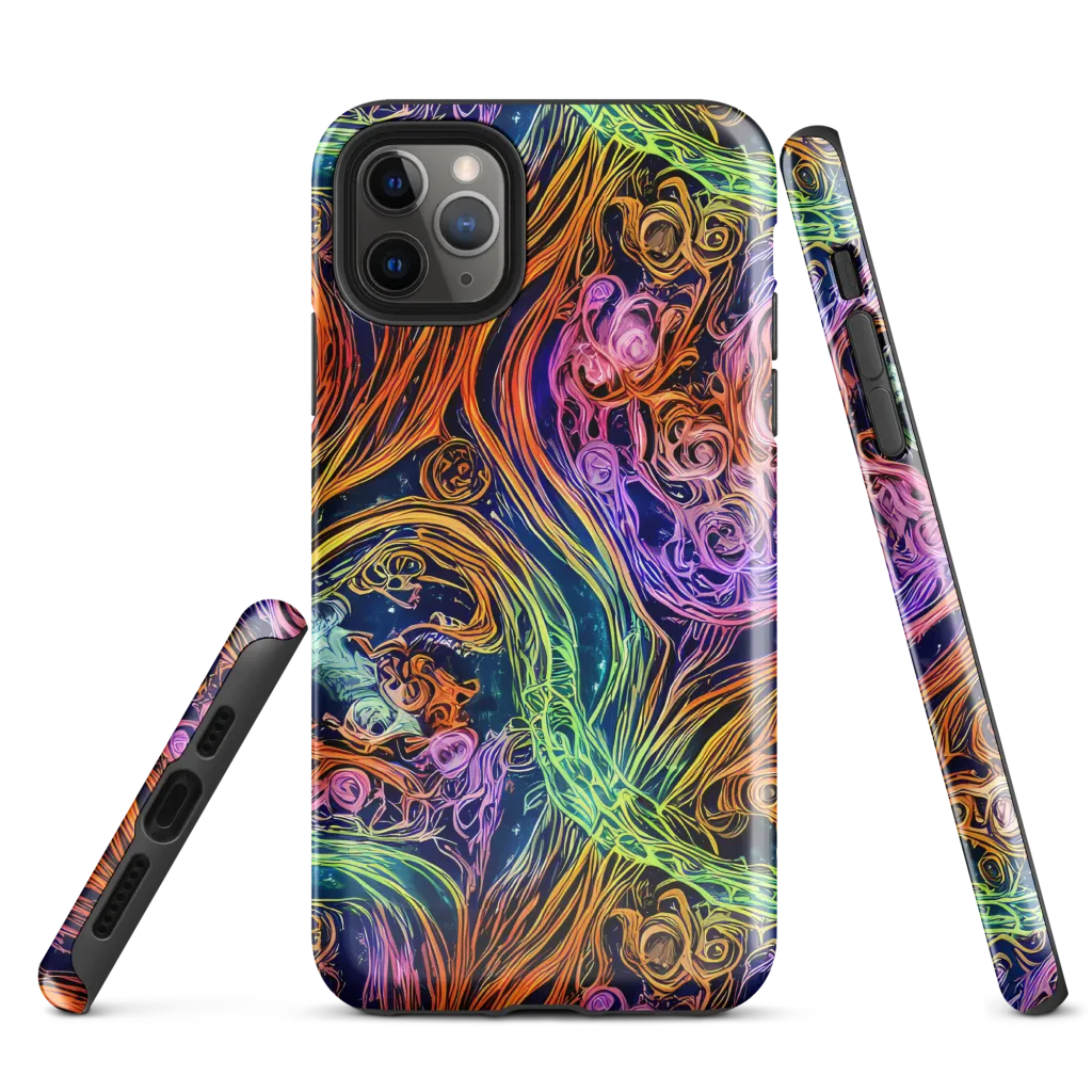 Nightfire Swirl on Tough Case for iPhone® — Front