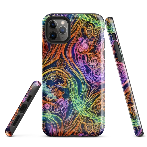 Nightfire Swirl on a Tough Case for iPhone®
