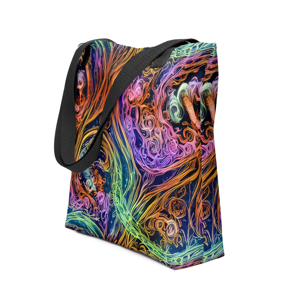 Nightfire Swirl on Tote Bag — Front