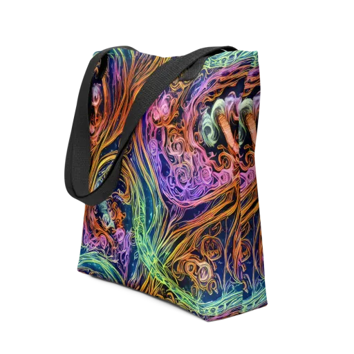 Nightfire Swirl on a Tote Bag