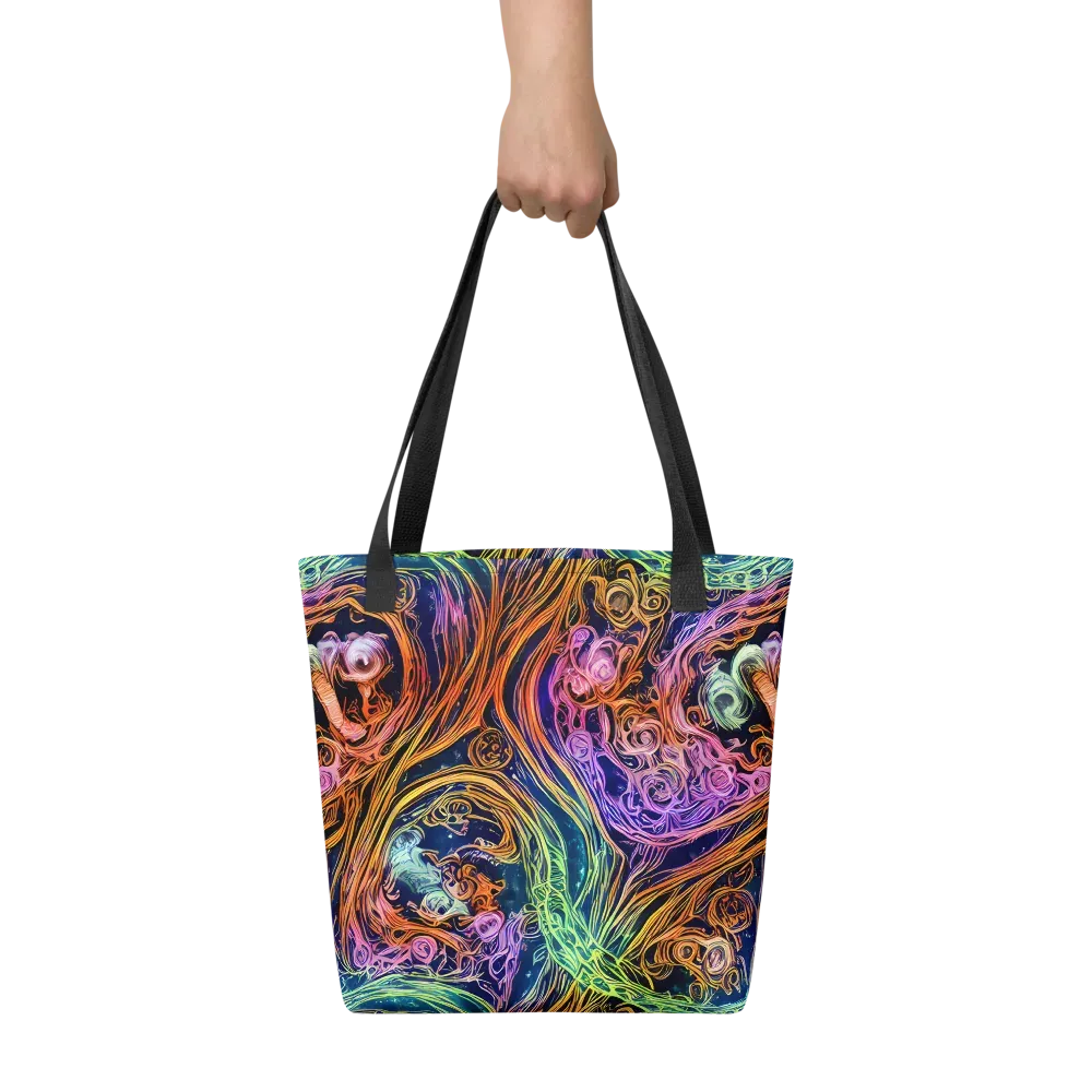 Nightfire Swirl on Tote Bag — Front