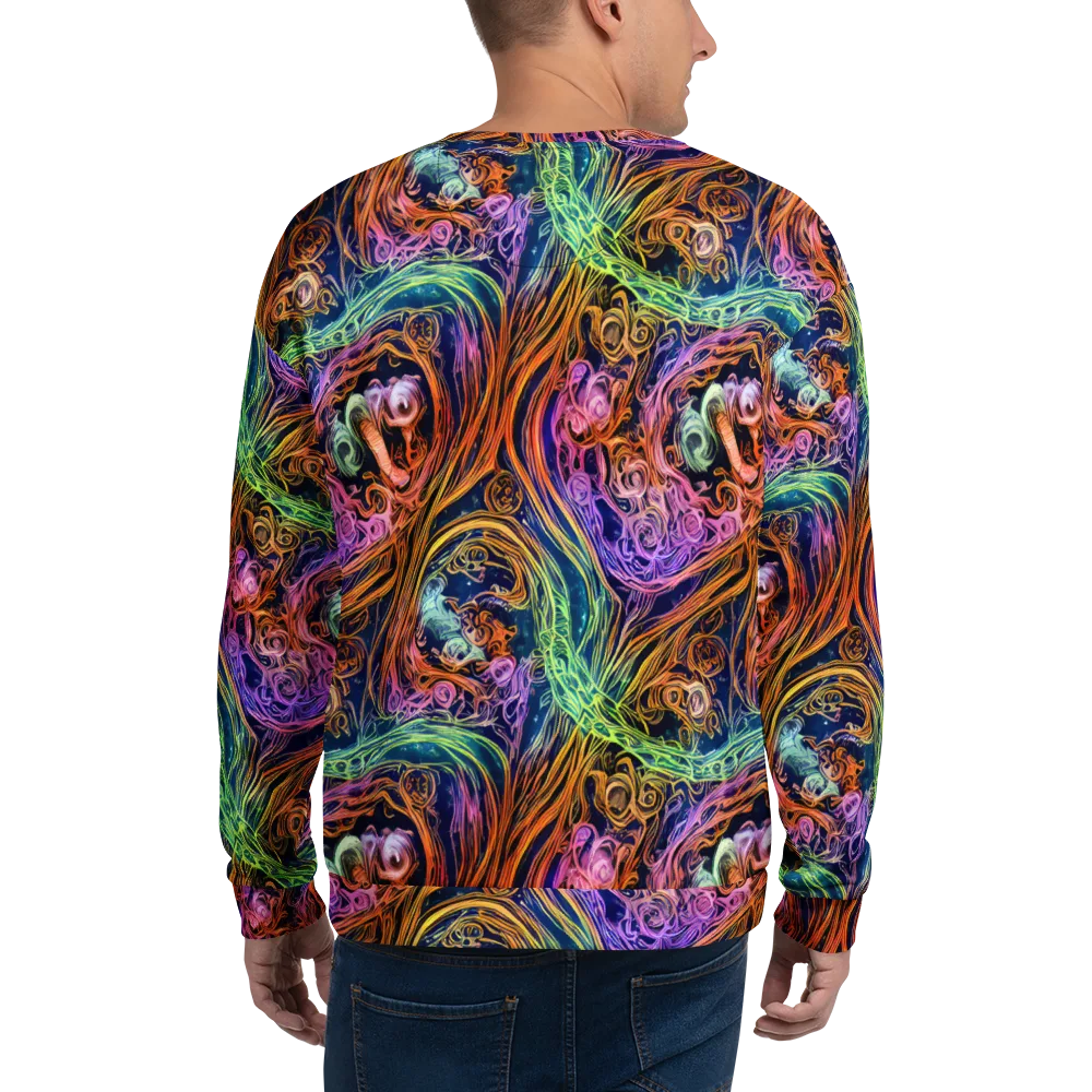 Nightfire Swirl on Sweatshirt — Back