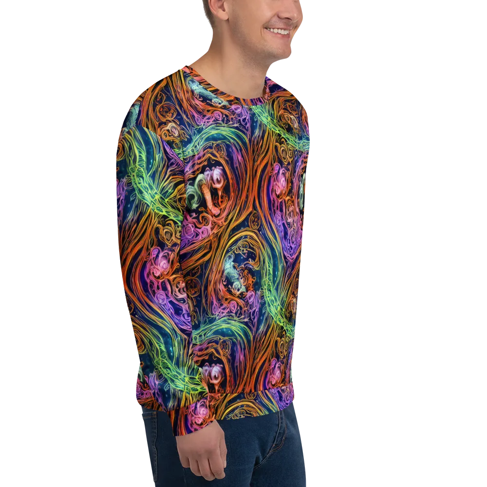 Nightfire Swirl on Sweatshirt — Right Front