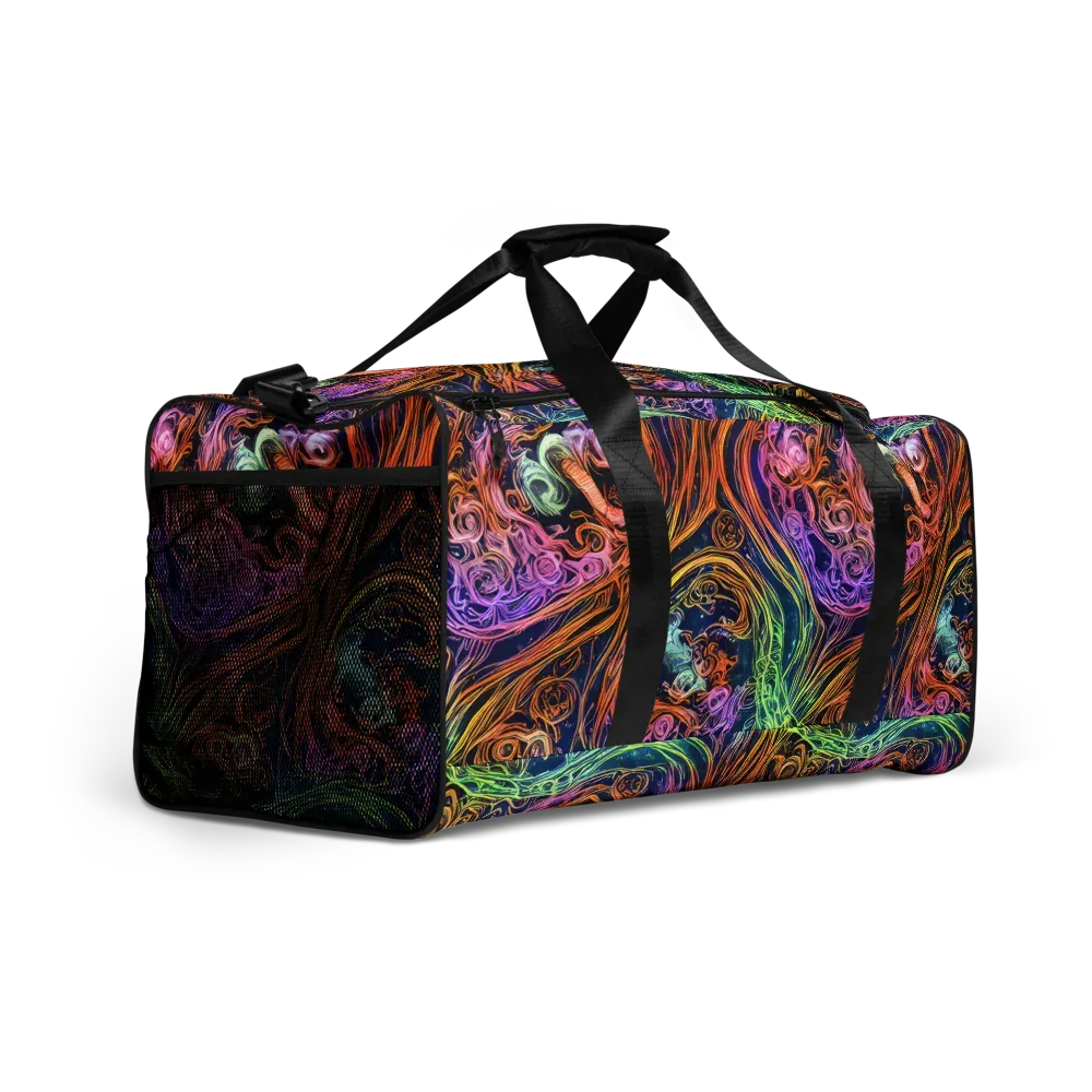 Nightfire Swirl on Duffle Bag — Right Front