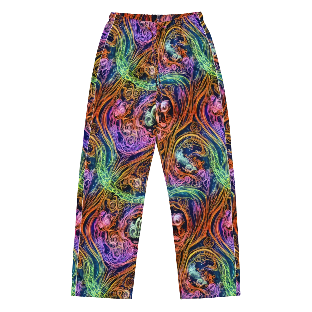 Nightfire Swirl on Women's Pajama Pants — Front