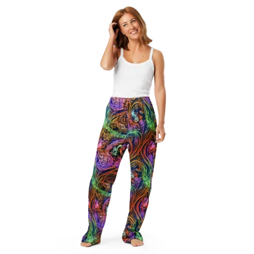 Nightfire Swirl on a Women's Pajama Pants