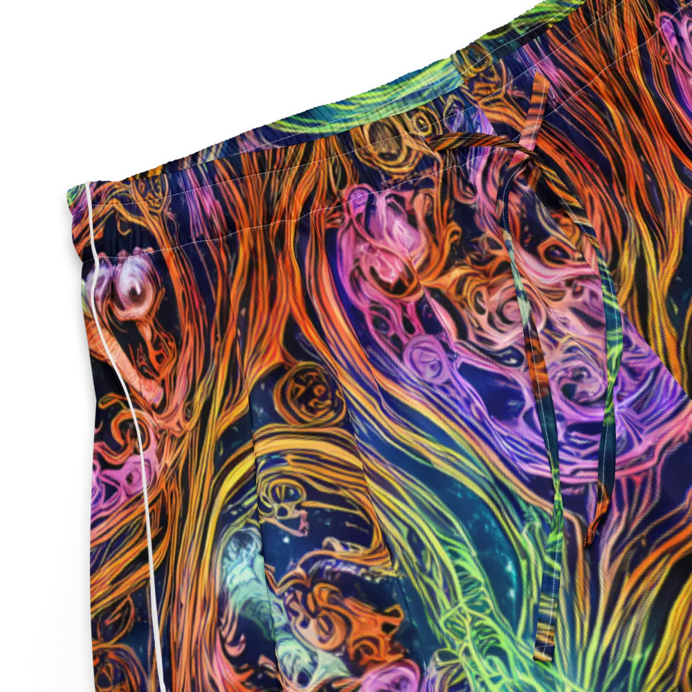 Nightfire Swirl on Women's Pajama Shorts — Product details