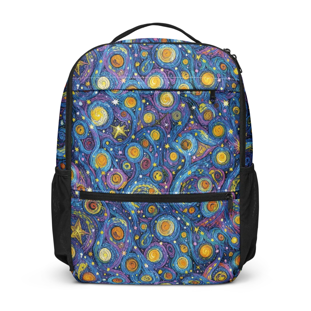 Starry Orbit on Utility Backpack — Front