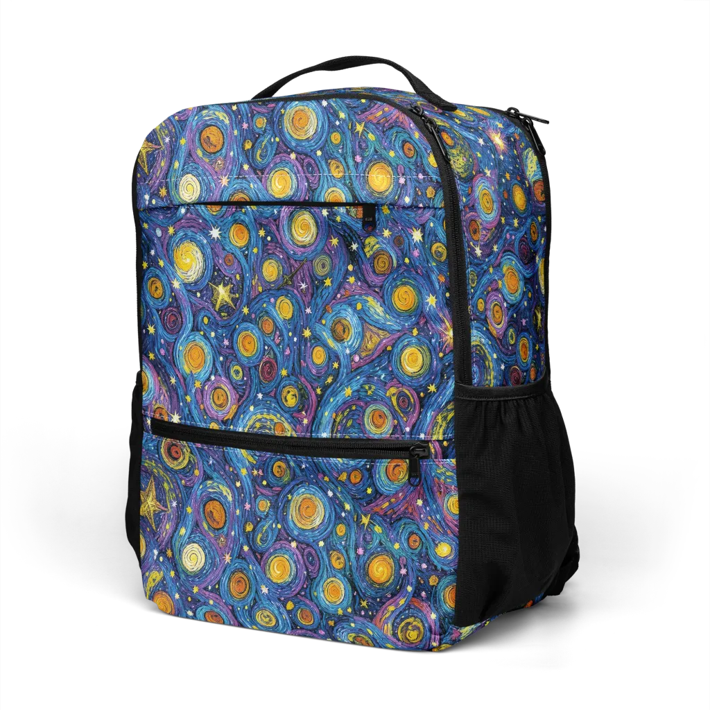 Starry Orbit on Utility Backpack — Left Front