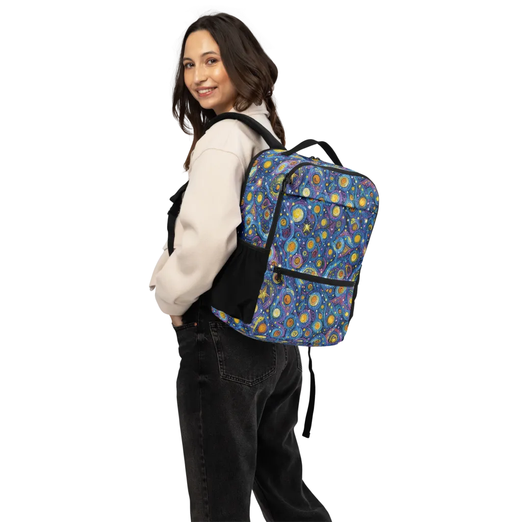 Starry Orbit on Utility Backpack — Back