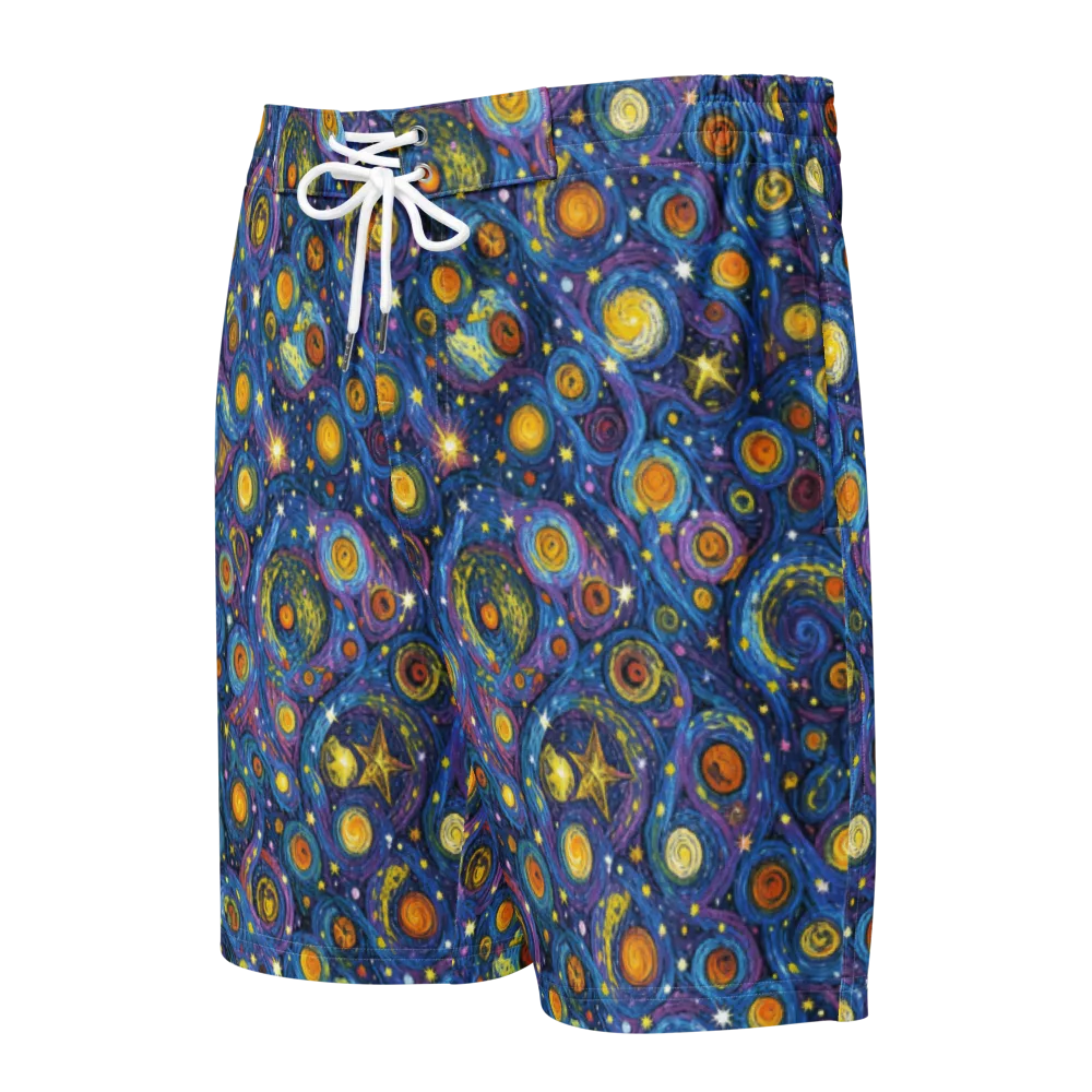 Starry Orbit on Men's Board Shorts — Front