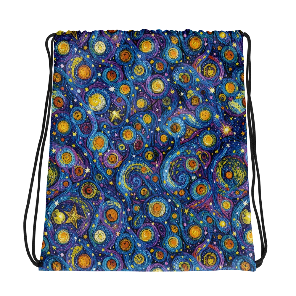 Starry Orbit on Drawstring Bag — Photo